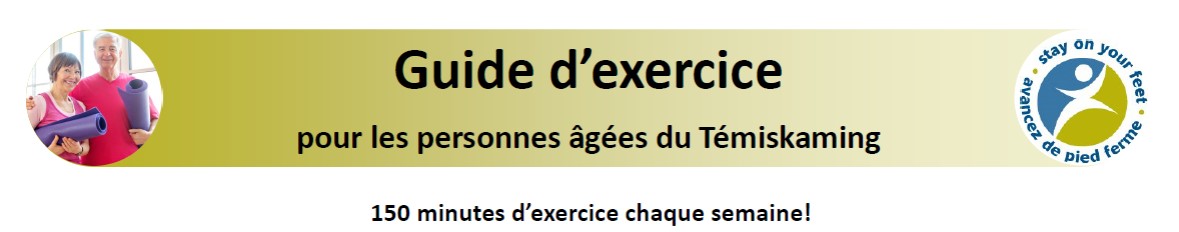 Guide d'exercise pour les personnes agees du Temiskaming (PDF)